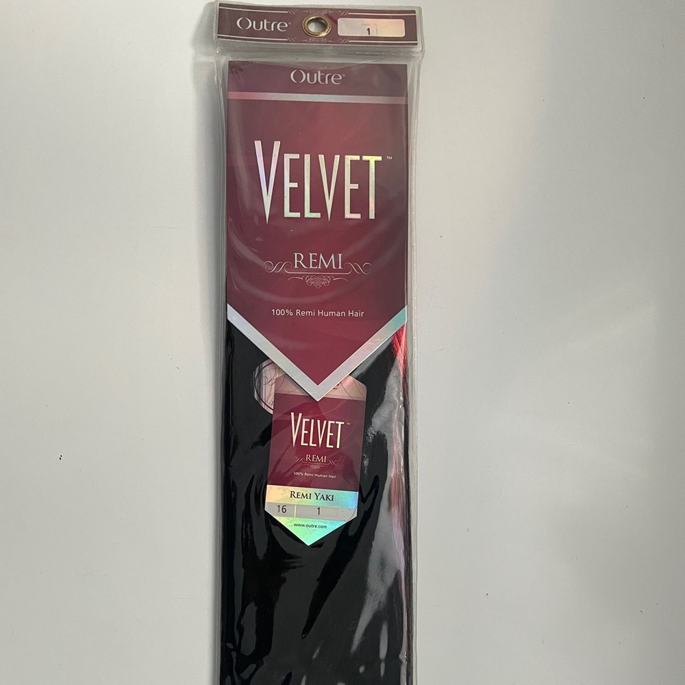 NWT BRAND NEW OUTRE VELVET 18” 100% HUMAN HAIR 2
